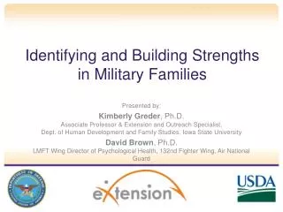 Identifying and Building Strengths in Military Families