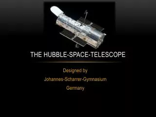 The hubble -space-telescope