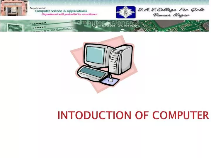 intoduction of computer