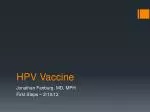 HPV Vaccine - slide 1