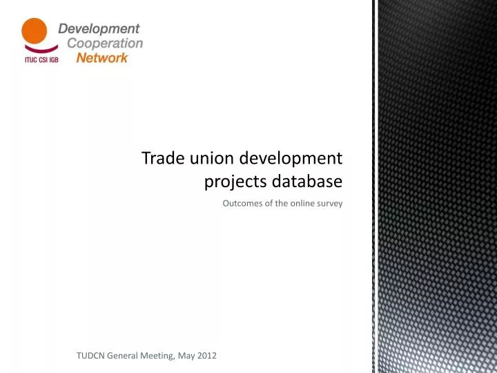trade union development projects database