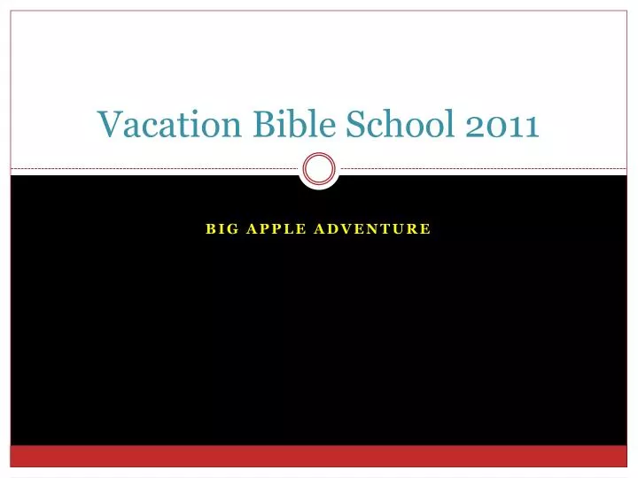 vacation bible school 2011
