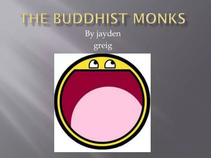 the buddhist monks