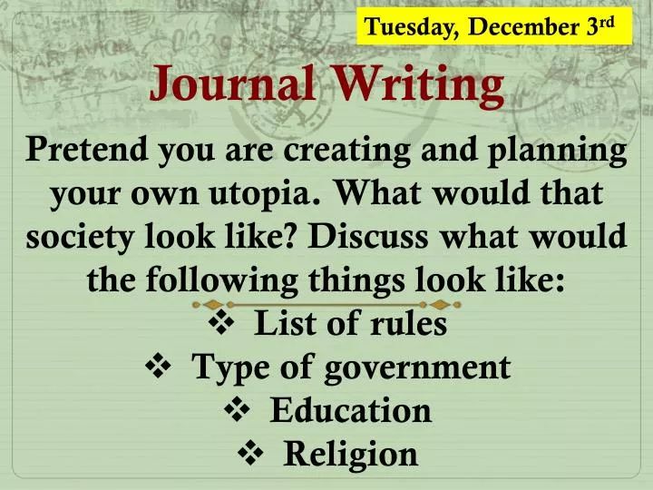 journal writing