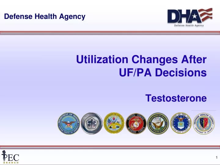 utilization changes after uf pa decisions testosterone