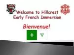 Welcome to Hillcrest Early French Immersion