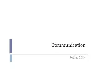 communication