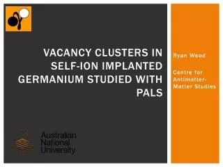 Vacancy clusters in self-ion implanted Germanium studied with PALS