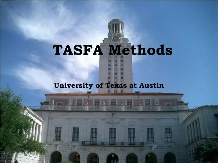 tasfa methods