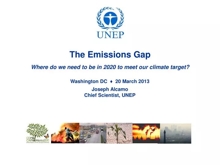 the emissions gap where do we need to be in 2020 to meet our climate target