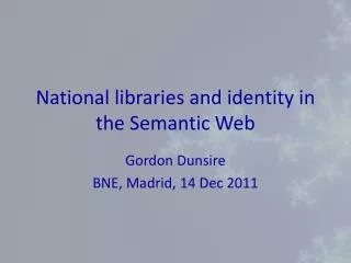National libraries and identity in the Semantic Web