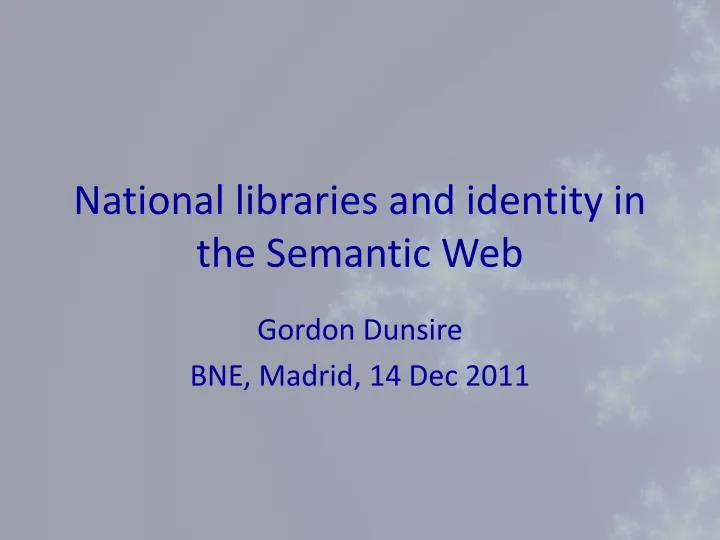 national libraries and identity in the semantic web