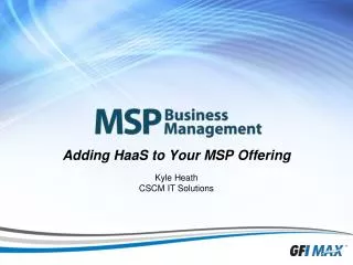 Adding HaaS to Your MSP Offering