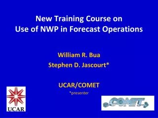 New Training Course on Use of NWP in Forecast Operations