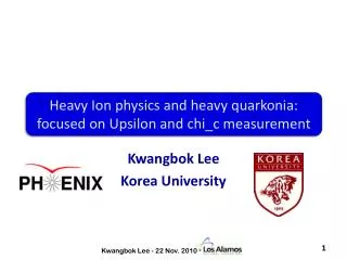 Kwangbok Lee Korea University