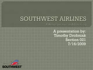 southwest airlines a retrospective in advertsing