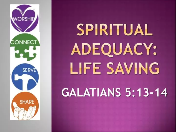 spiritual adequacy life saving