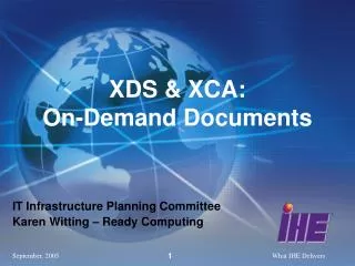 XDS &amp; XCA: On-Demand Documents