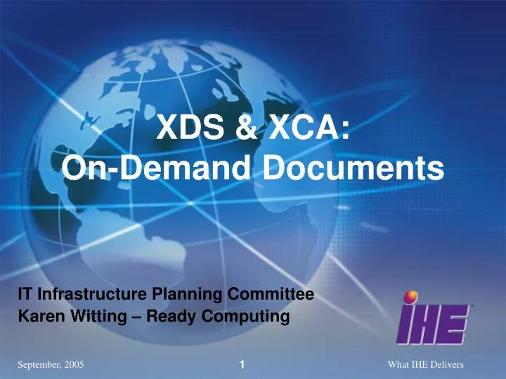 xds xca on demand documents