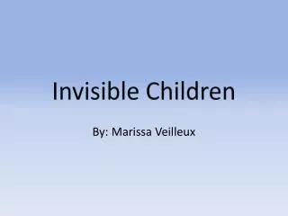 Invisible Children