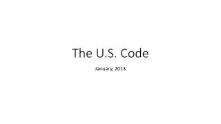 The U.S. Code
