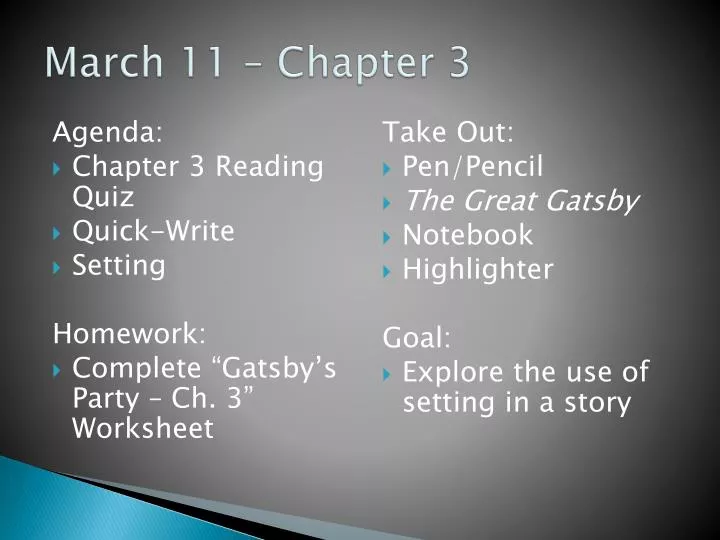 march 11 chapter 3