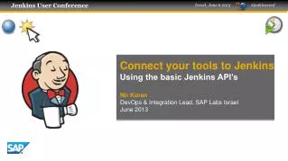 Connect your tools to Jenkins Using the basic Jenkins API’s