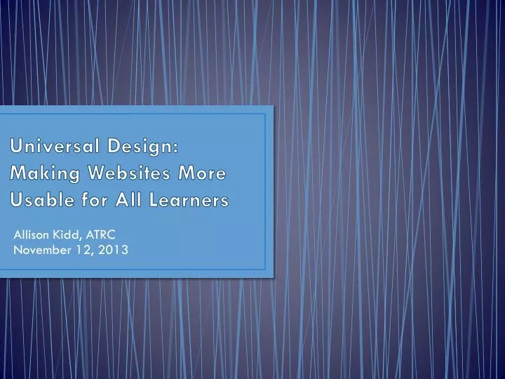 universal design making websites more usable for all learners