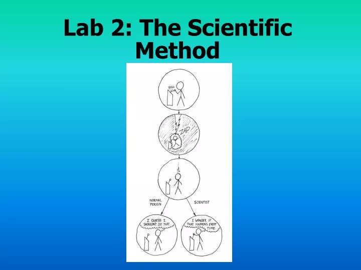 lab 2 the scientific method