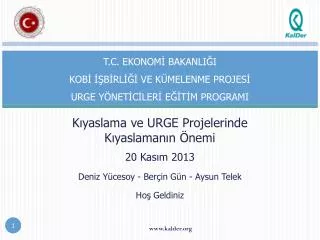t c ekonom bakanli i kob b rl ve k melenme projes urge y net c ler e t m programi