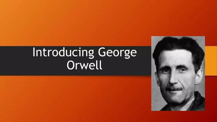 introducing george orwell