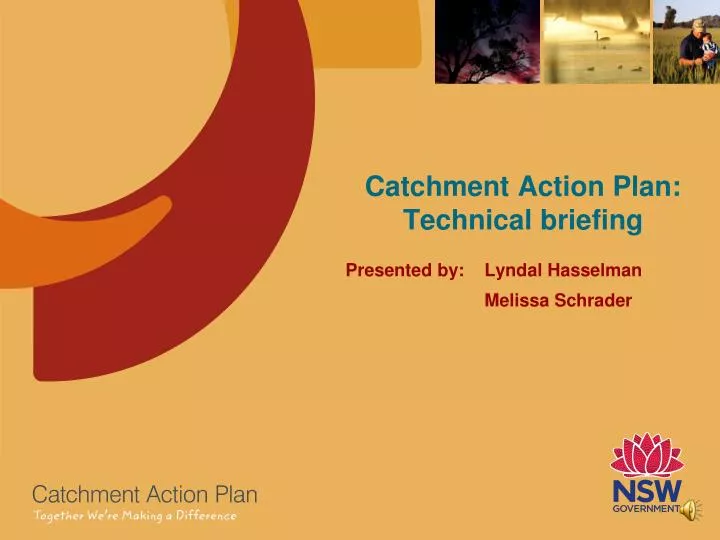 catchment action plan technical briefing