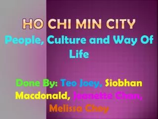 Ho Chi min city