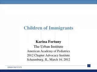 Children of Immigrants