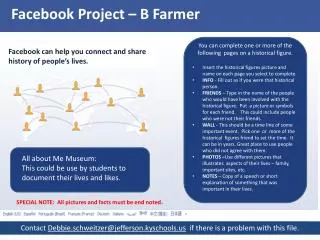 Facebook Project – B Farmer