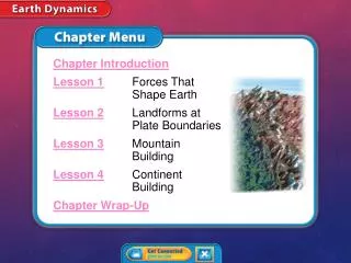 Chapter Menu