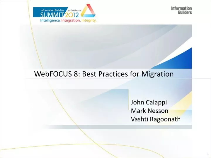 webfocus 8 best practices for migration