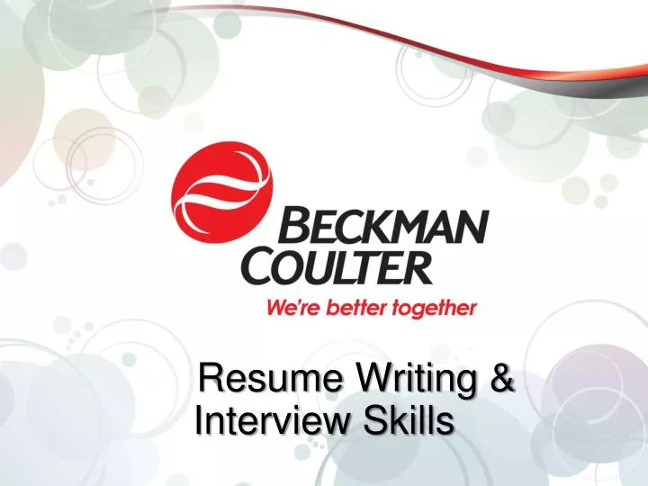 resume writing interview skills