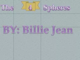 BY: Billie Jean