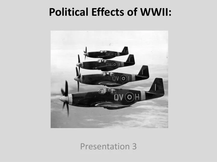 political effects of wwii