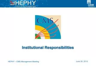 Institutional Responsibilities