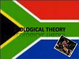 ECOLOGICAL THEORY