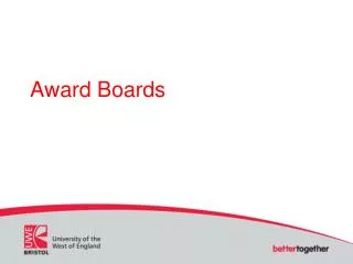 Award Boards