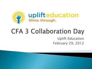 CFA 3 Collaboration Day