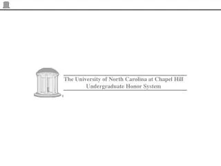 The University of North Carolina at Chapel Hill Undergraduate Honor System