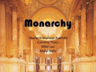monarchy