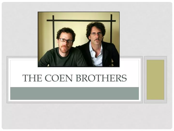 the coen brothers