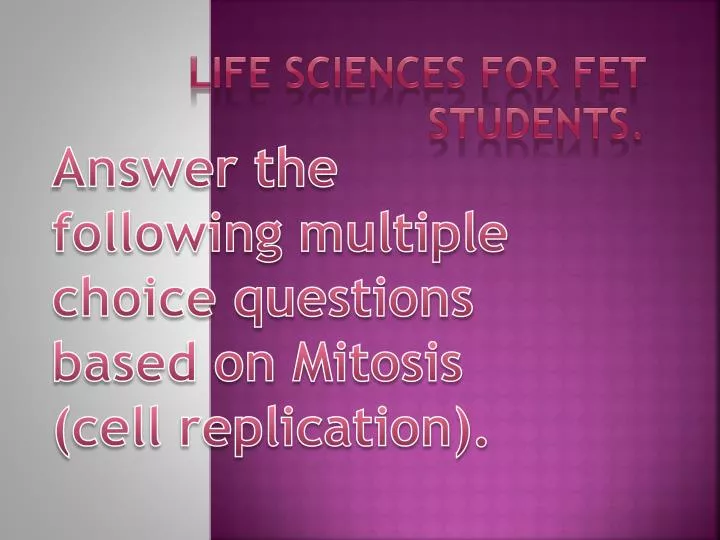 life sciences for fet students