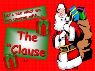 The “Clause”
