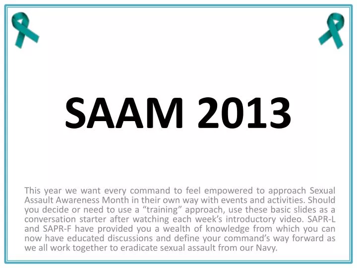 saam 2013